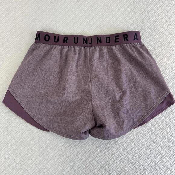Under Armour Women's Size Small Purple Loose Fit Athletic Shorts Athleisure Run - Picture 8 of 10